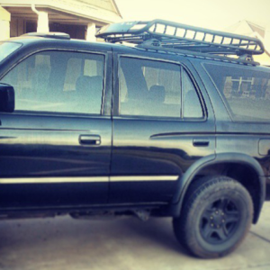 ROLA roof rack is up!