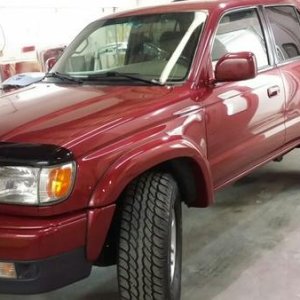 Installed color match Bushwacker flares