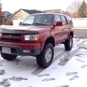 After lift front view.
