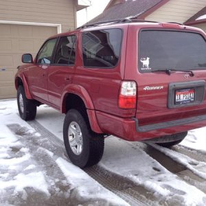 After lift rear view