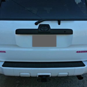 Plastidip - Wanted to have the Toyota emblem Pink but I didn't want to pry it off.. Trying to tape off with Plastidip is a PITA so if anyone has any s