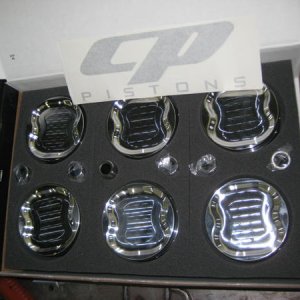 forged pistons 8.5:1 compression .040 over