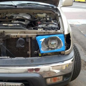 Now this is the important part, once youve mounted your projectors you want to align the bulb so its sitting in the same spot that the old halogen bul