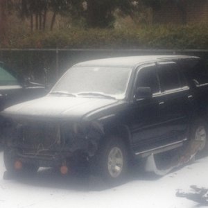 Smashed in my front end