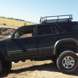 rear wheel barely touching