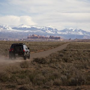 Salt Valley Road at Arches National Park