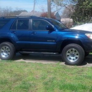 Stripped black wheel paint