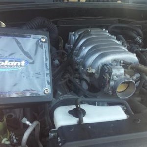 The volant intake with gibson works well together