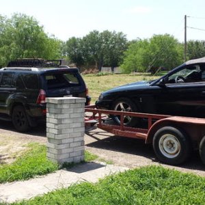 The 4.7 tows like a badass towing my other baby here