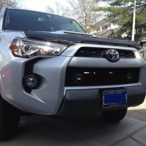 Plasti Dip.  On the 2014 4runner trail.  Metallic gray