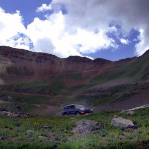 Headed up to Gunsight Pass
