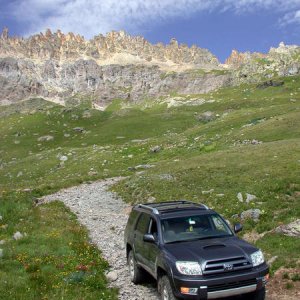 Governor Basin above Ouray, CO @ ~12,000 ft