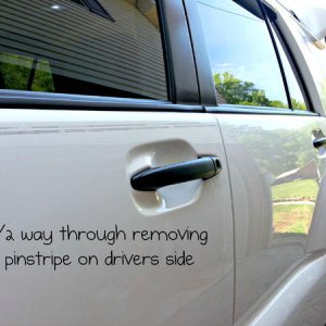 Removing Pinstripe