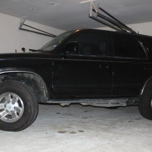 Finally got around to taking off the running boards.