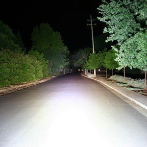 high beams & 30" LED light bar