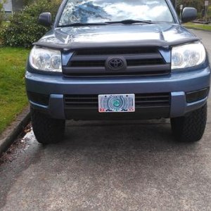 tinted fogs/running