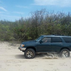 playing around in the corolla dunes