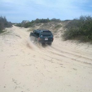 playing around in the corolla dunes