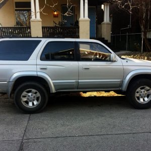 All stock, minus the running boards.