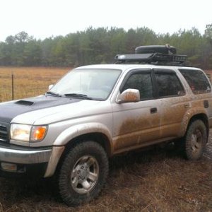 Get a little mud on her shoes!