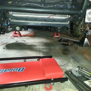 no front tires