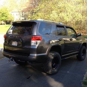 Plasti Dipped chrome trim