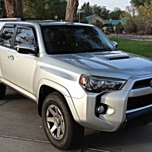 2014 Toyota 4Runner with Tint Window Visors Vinyl Wrap