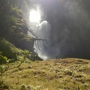 Peaches & Cream waterfall - Squamish, B.C.
