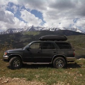 Top of the Mountain!  Wasatch Range, Utah.