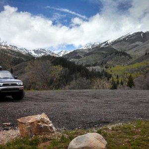 Up in the Wasatch Mountains!