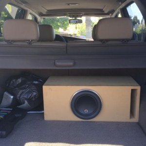 JL Audio 8W7AE in 3/4" MDF custom built box