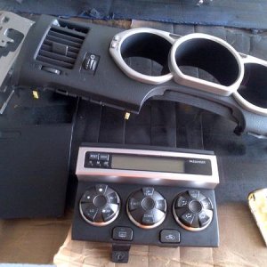 Instr cluster surround, shift trim and HVAC controls coming out.