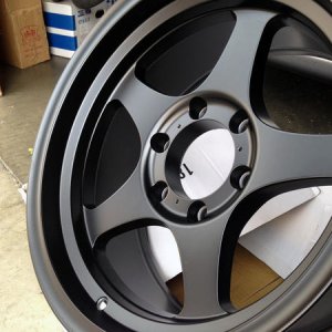 17x8.5" FN Wheels Five Star - Matte Black