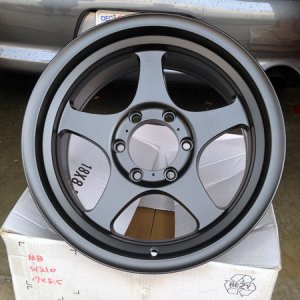 17x8.5" FN Wheels Five Star - Matte Black