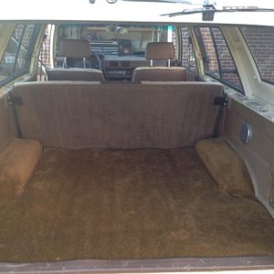 New carpet. Before interior panel re-dye.