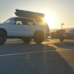 Camping and jetskiing up at Yuba Lake.