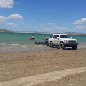 Jetskiing and camping at Yuba Lake.
