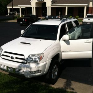 Driving away from the bank, the day I bought her!