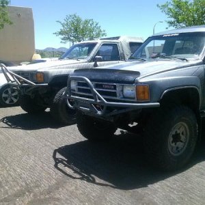 Parked next to the only built extended cab 1st gen pickup in town
