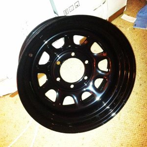 new wheels. just waiting on tires now.