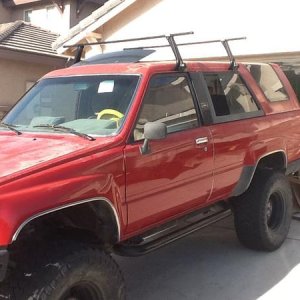 Roof rack.