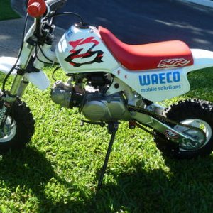 My heavily modified 1997 Z50R. 

Zokes up front and Fox monoshock rear, its a neat little weapon that fits in the back of my Toyota.