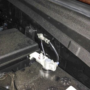 Ground Driver Side - Hook up HD Relay Harness to Battery as show, ground onto the existing stock ground.