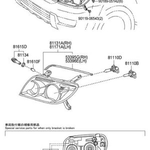 headlight assembly 812268F