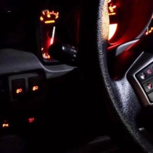 Night shot - Amber LED's