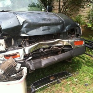 How things were looking as we were taking it apart bit by bit