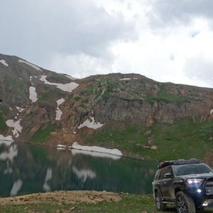Amazing lake at about 12,000 ft up in the San Juans