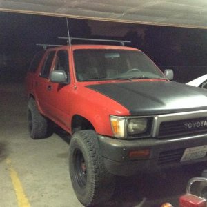 First night when I brought her home