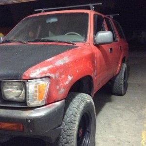 First night when I brought her home