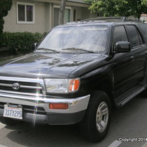 MVP's Second 4runner:
'96 T4R SR5, 2WD, 3.4L, Auto
bought in 4/2007 w/ 140k miles
it was missing and couldn't figure it out
compression check and had 